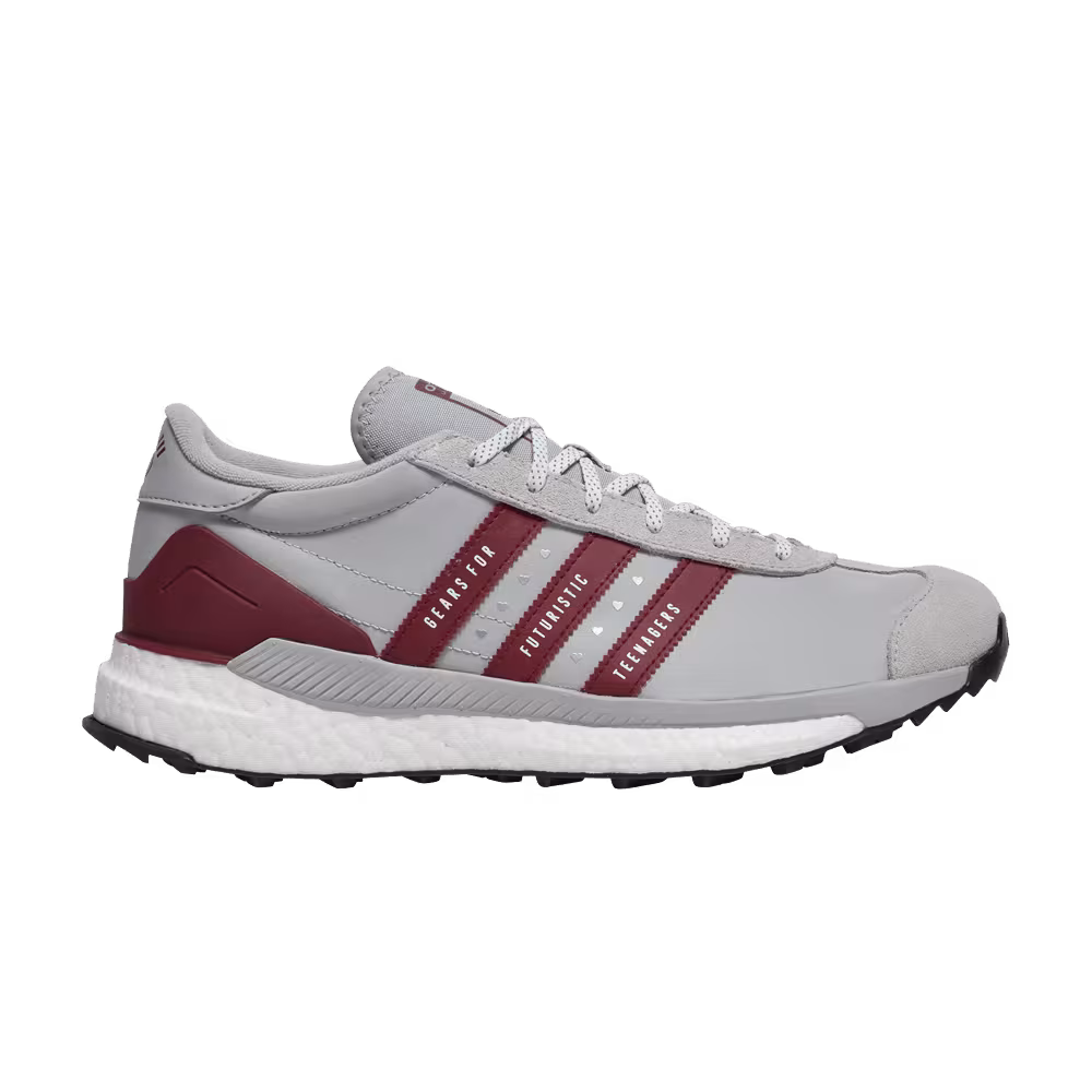 Human Made x adidas Country Free Hiker Grey Burgundy
