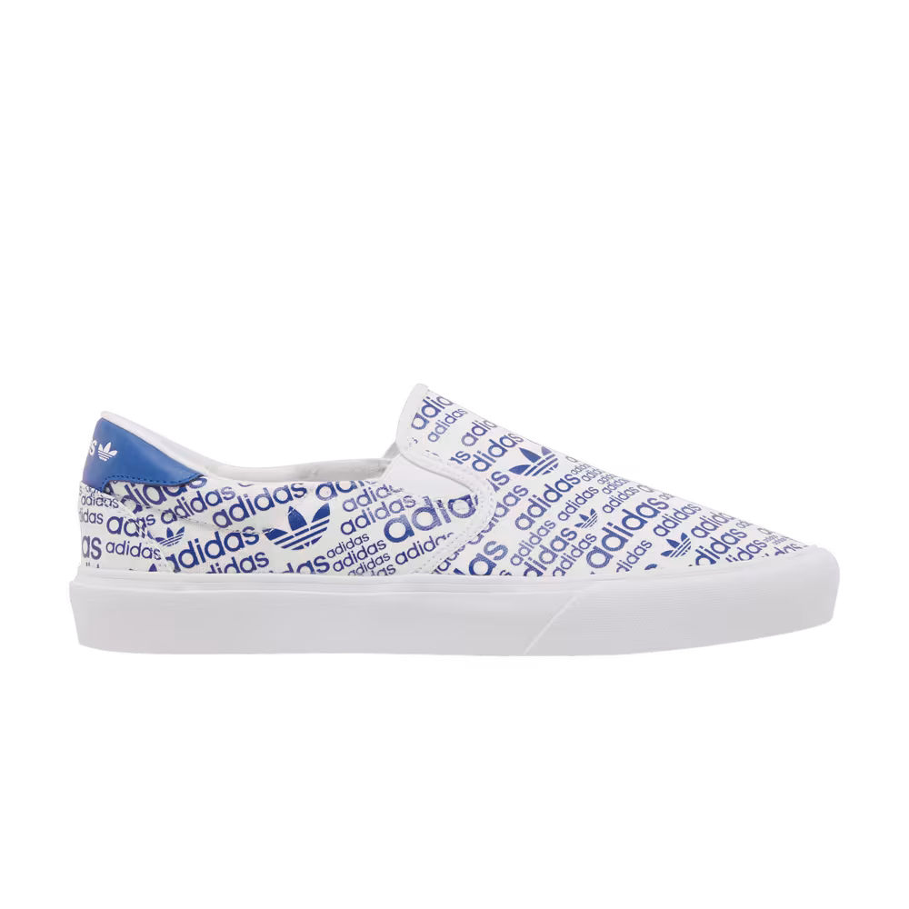 Adidas Court Rallye Slip Allover Logo - Collegiate Royal