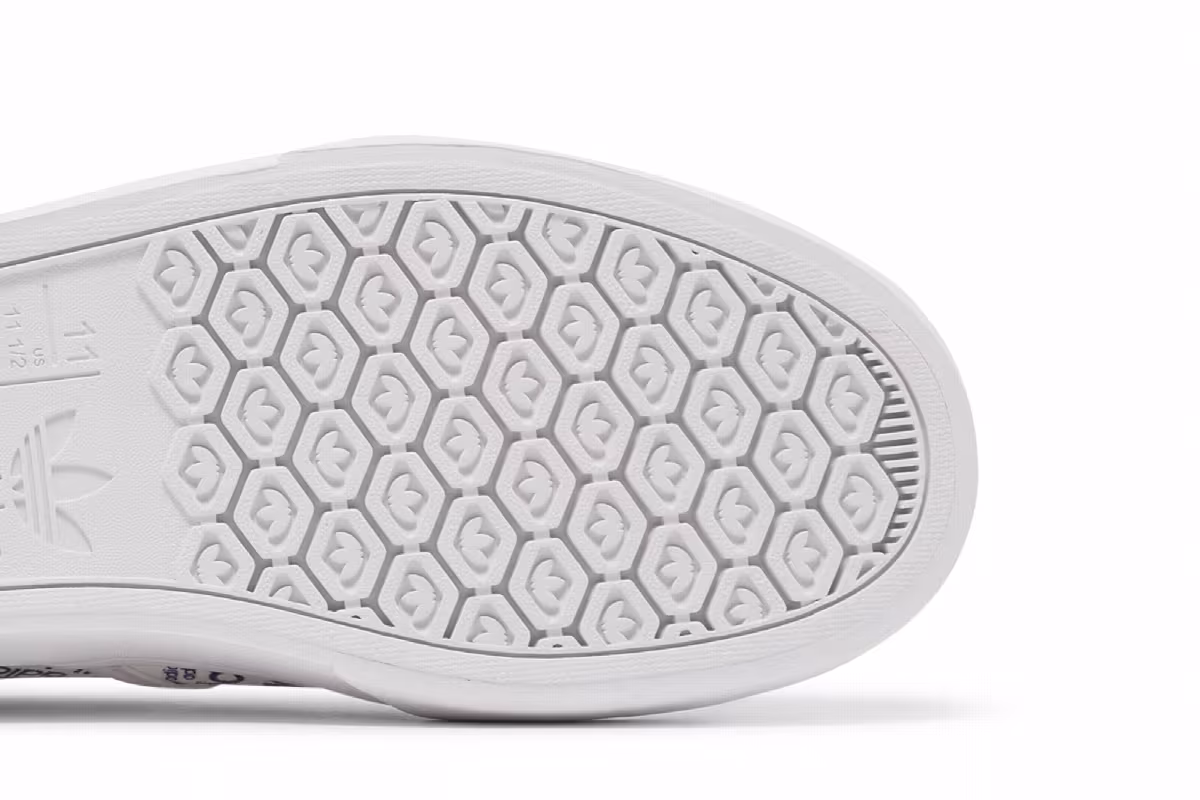 Adidas Court Rallye Slip Allover Logo - Collegiate Royal, view 6