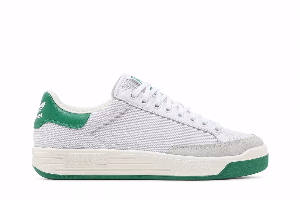 Adidas Rod Laver White Green, view 2