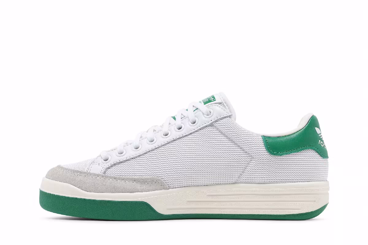 Adidas Rod Laver White Green, view 4