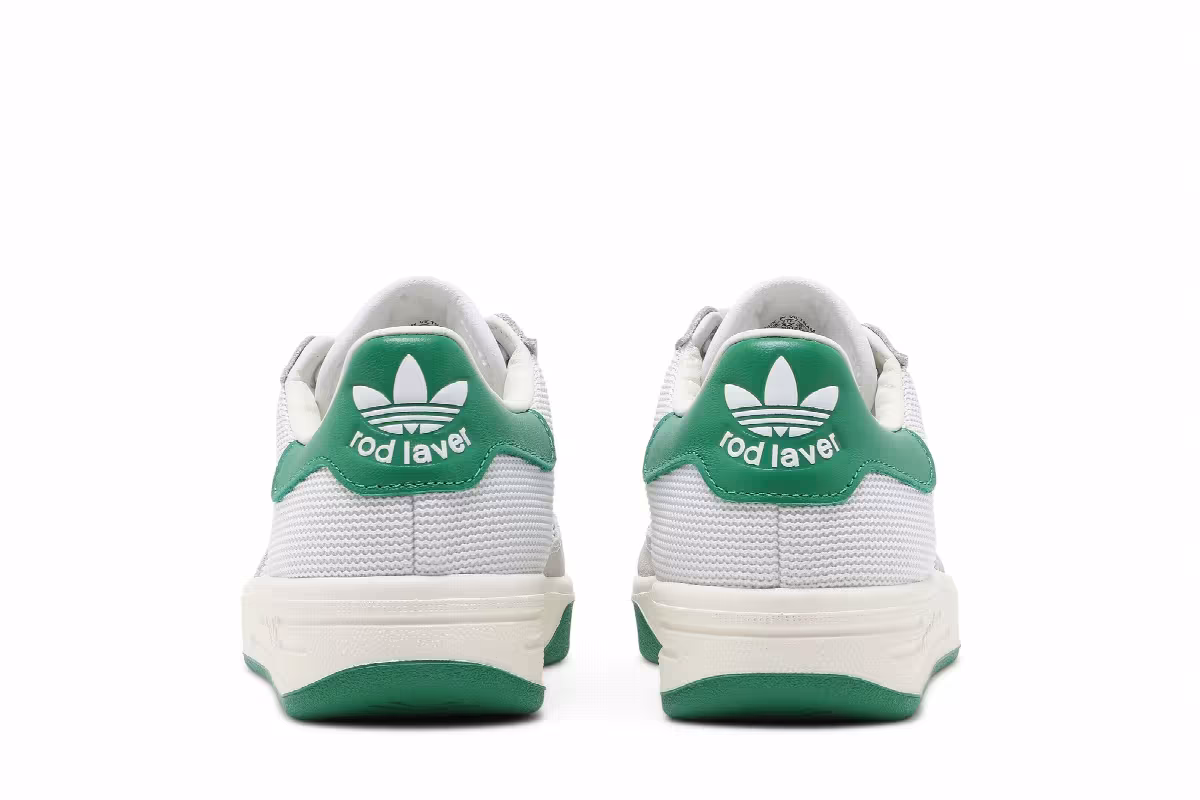 Adidas Rod Laver White Green, view 7