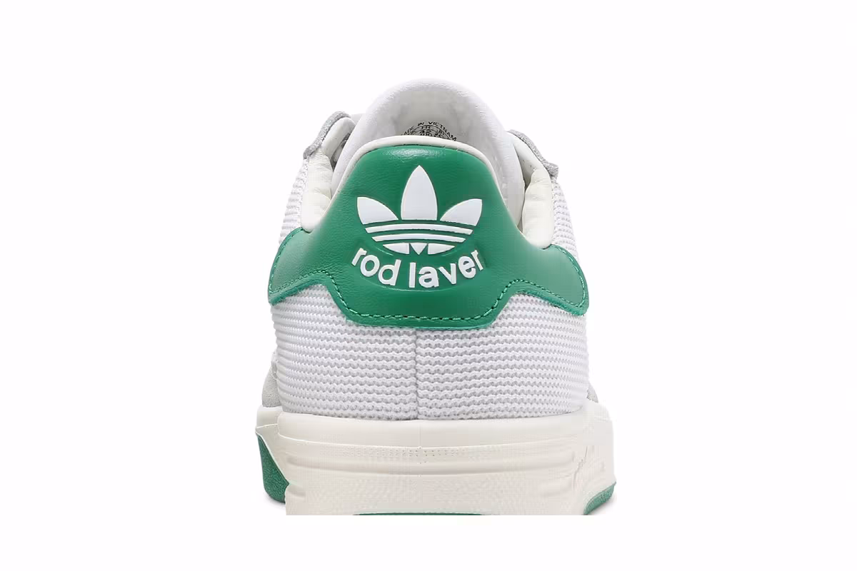 Adidas Rod Laver White Green, view 8