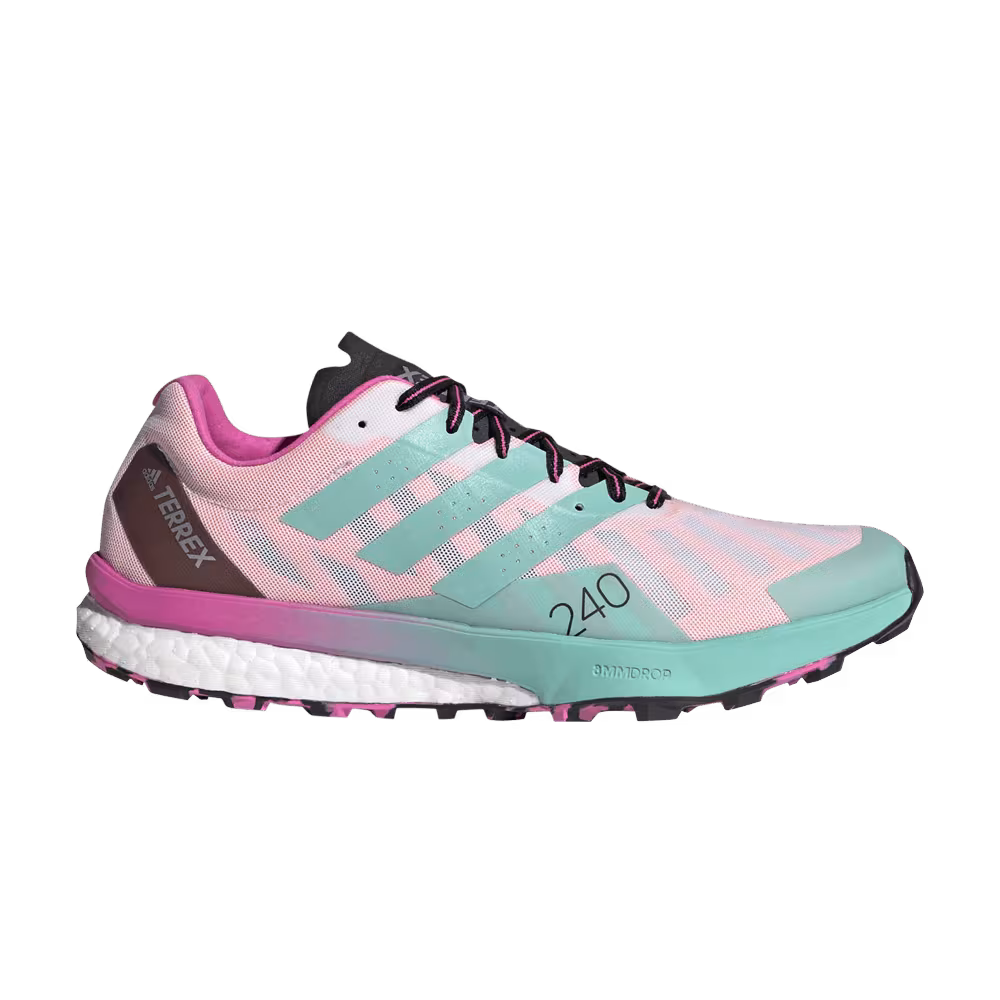 adidas Women's Terrex Speed Ultra Trail Acid Mint Screaming Pink