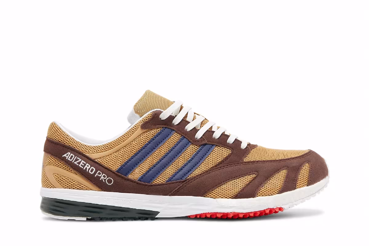 Noah x adidas Lab Race Brown Dark Blue, view 2