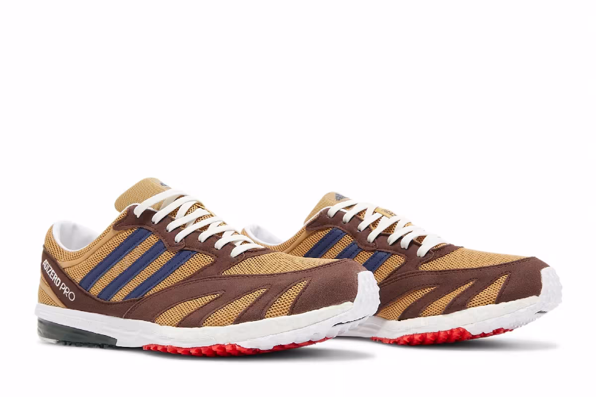 Noah x adidas Lab Race Brown Dark Blue, view 9