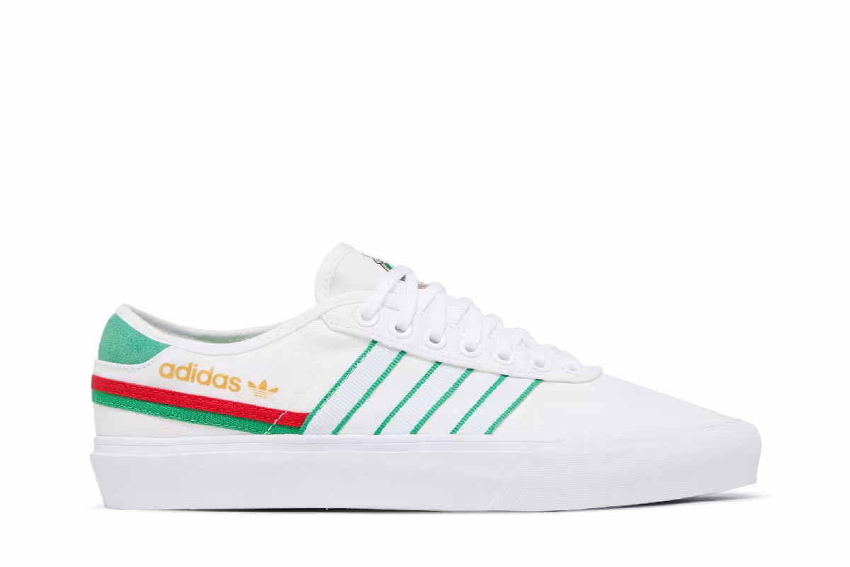 FMF x adidas Delpala White Green, view 2