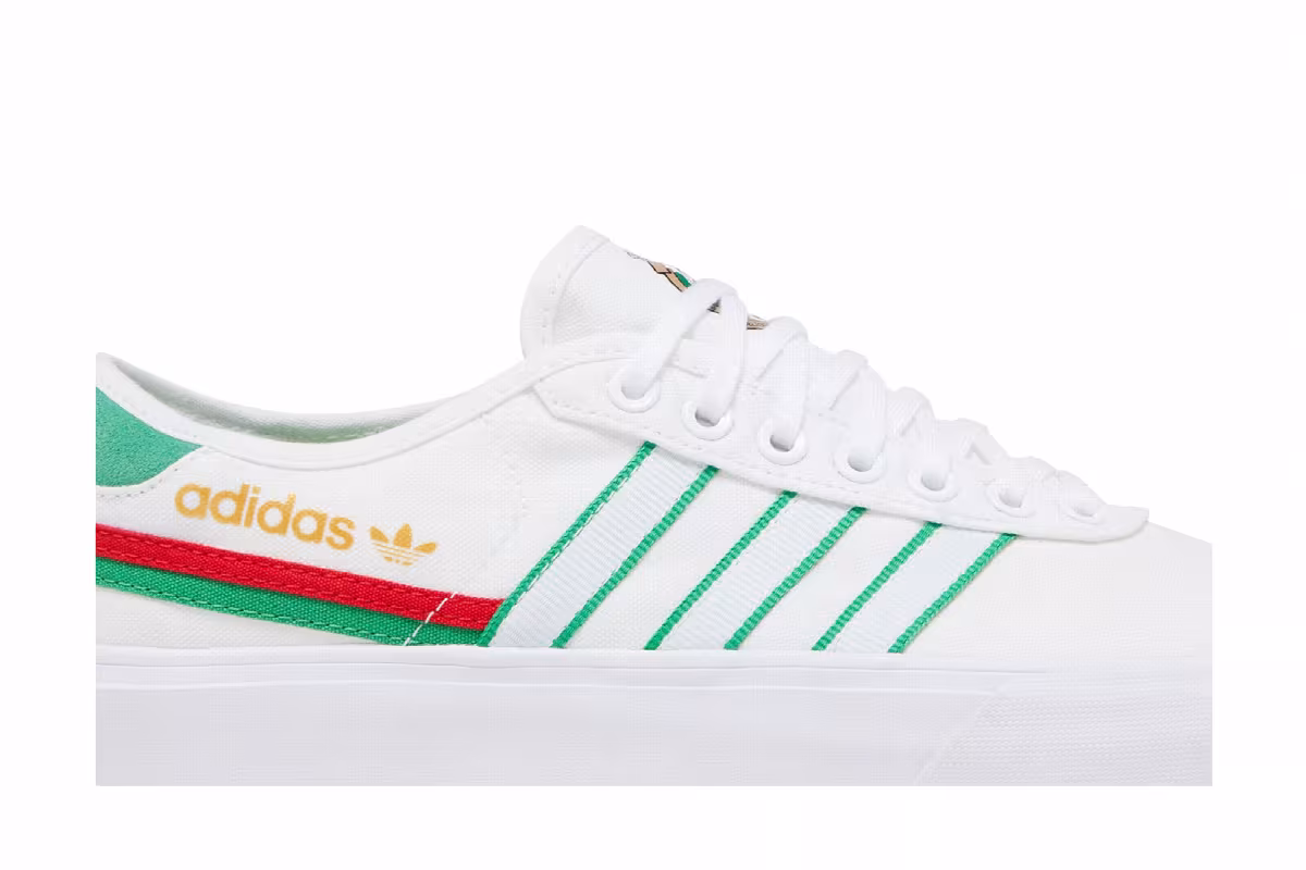 FMF x adidas Delpala White Green, view 3