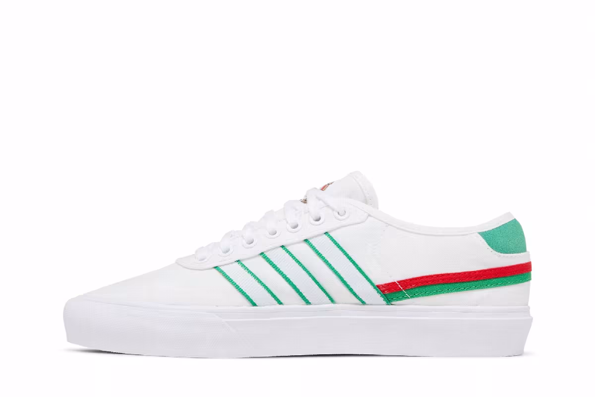 FMF x adidas Delpala White Green, view 4