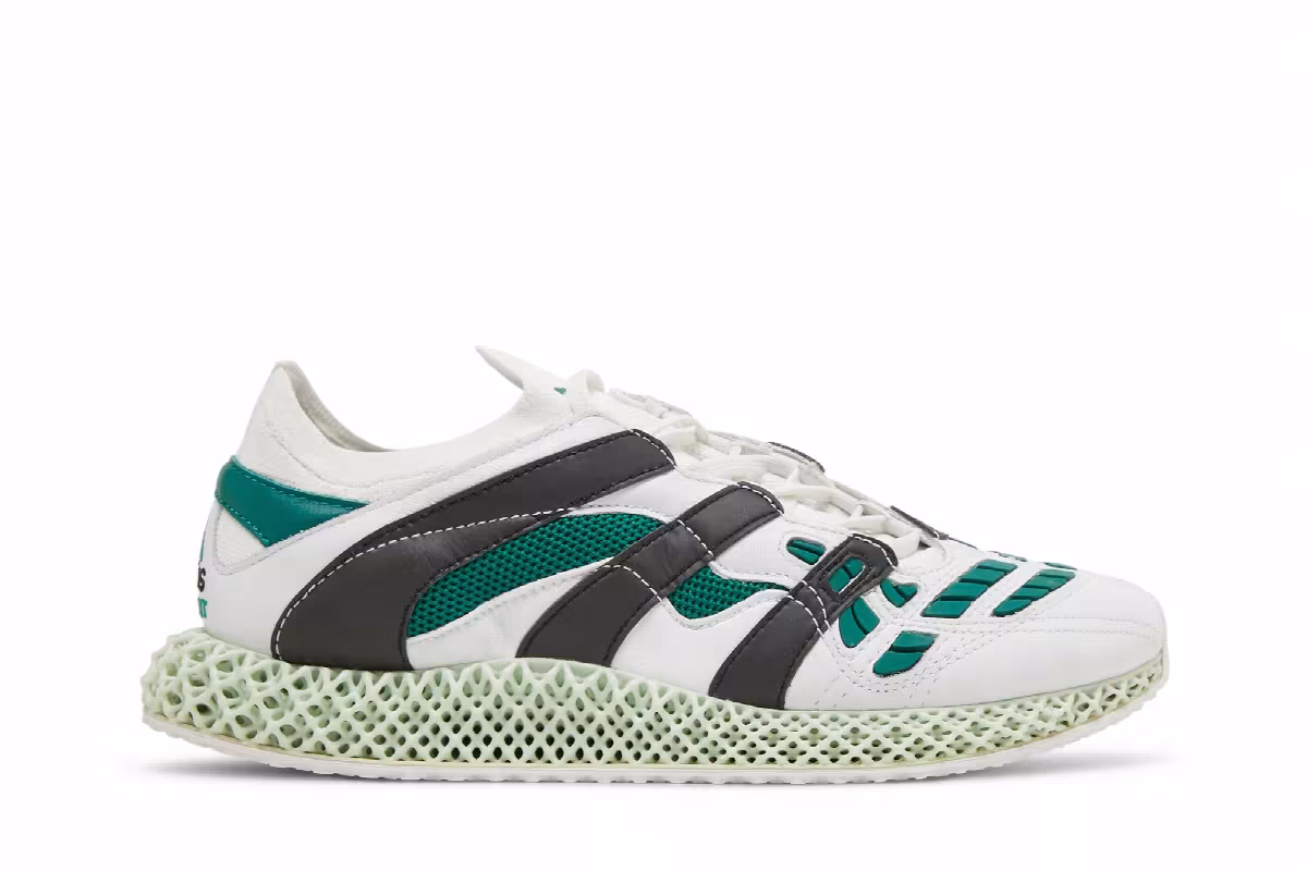 Adidas Predator Accelerator 4D EQT White Sub Green, view 2