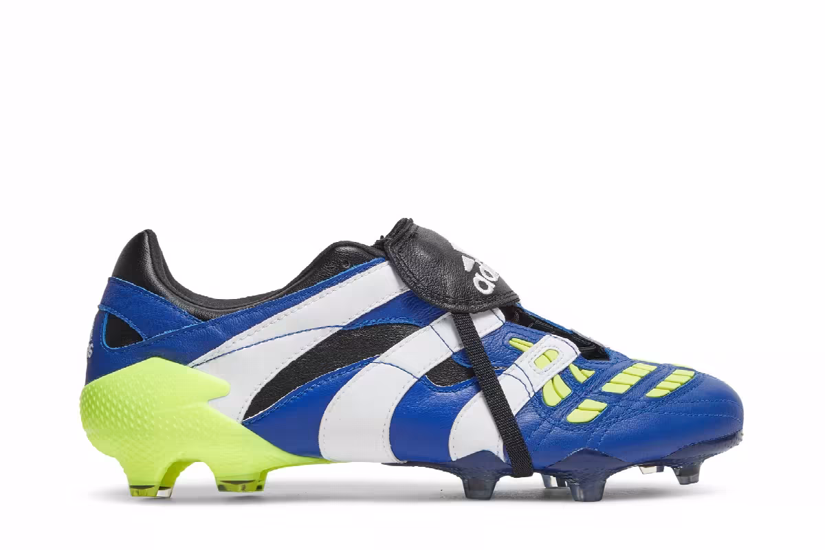 adidas Predator Accelerator FG Royal Blue Solar Yellow, view 2