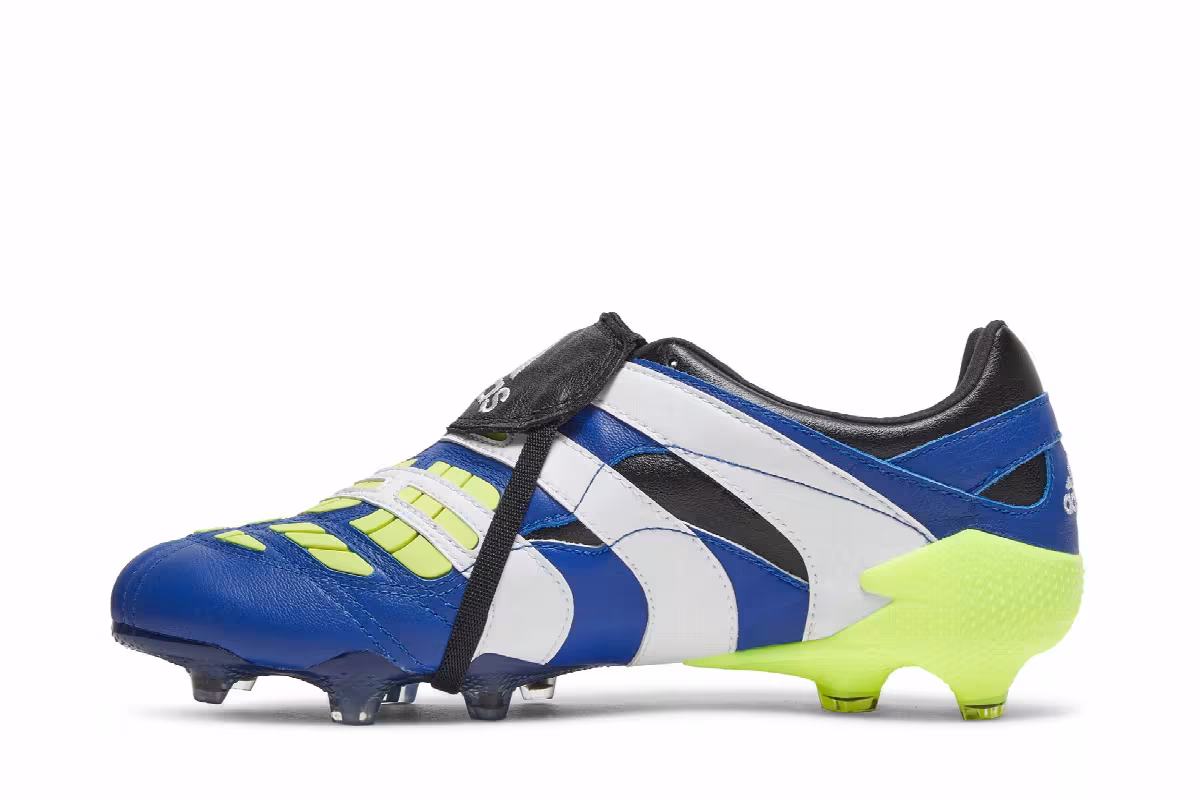 adidas Predator Accelerator FG Royal Blue Solar Yellow, view 4