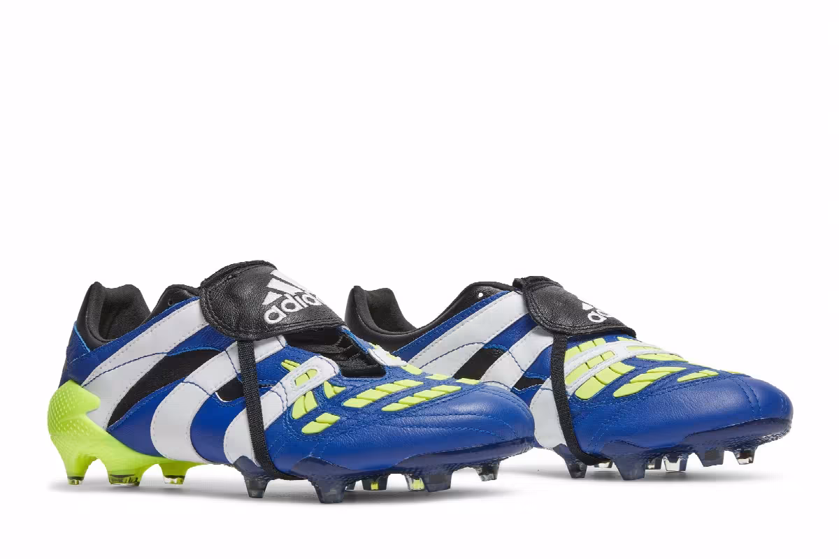 adidas Predator Accelerator FG Royal Blue Solar Yellow, view 9