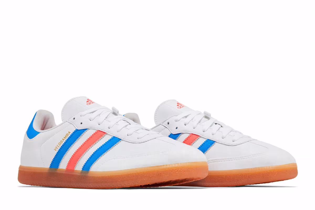 adidas Velosamba White Blue Rush Turbo, view 9
