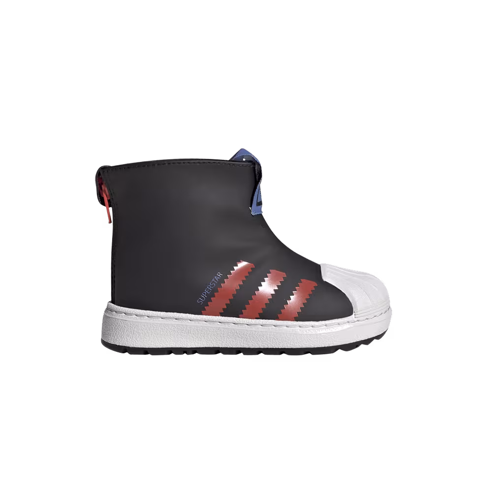 Adidas Superstar 360 Rain Boot Infant Black Bright Red