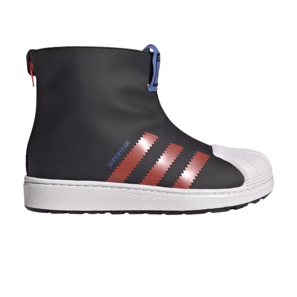 Adidas Superstar 360 Rain Boot J Black Bright Red