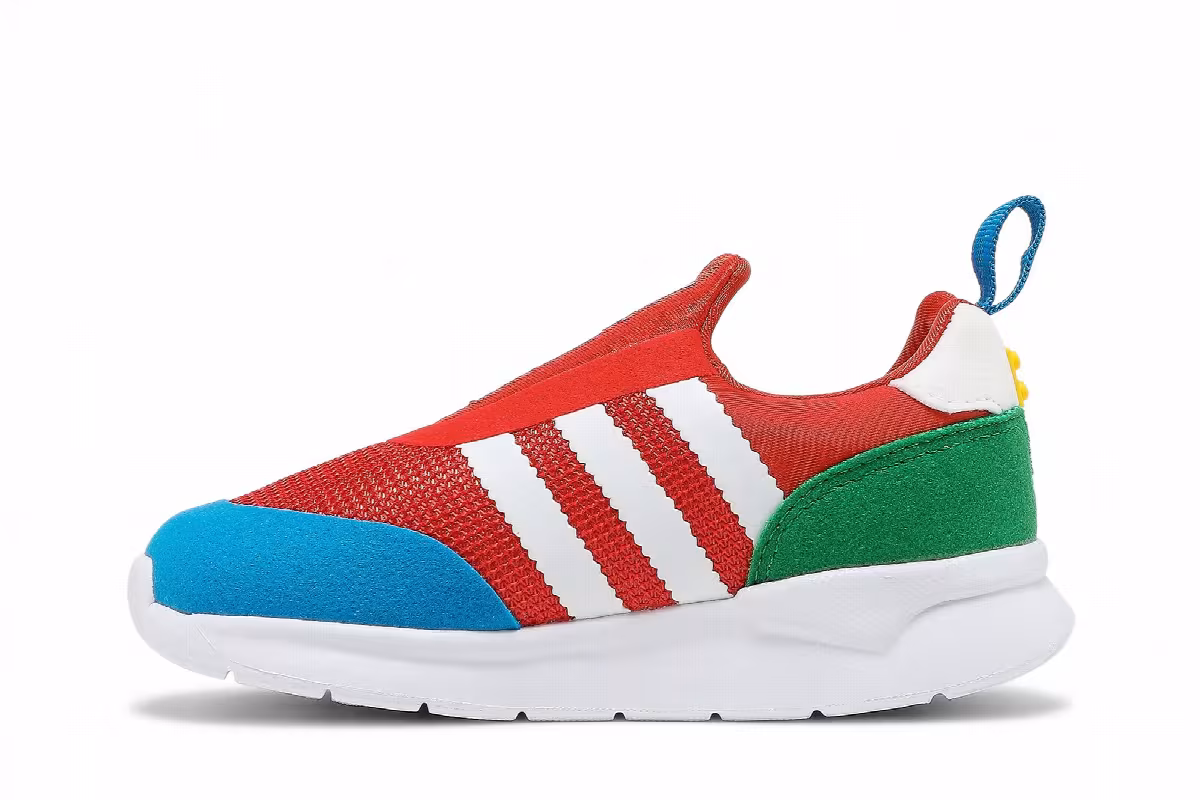 LEGO x adidas ZX 360 Infant Bold Orange, view 4