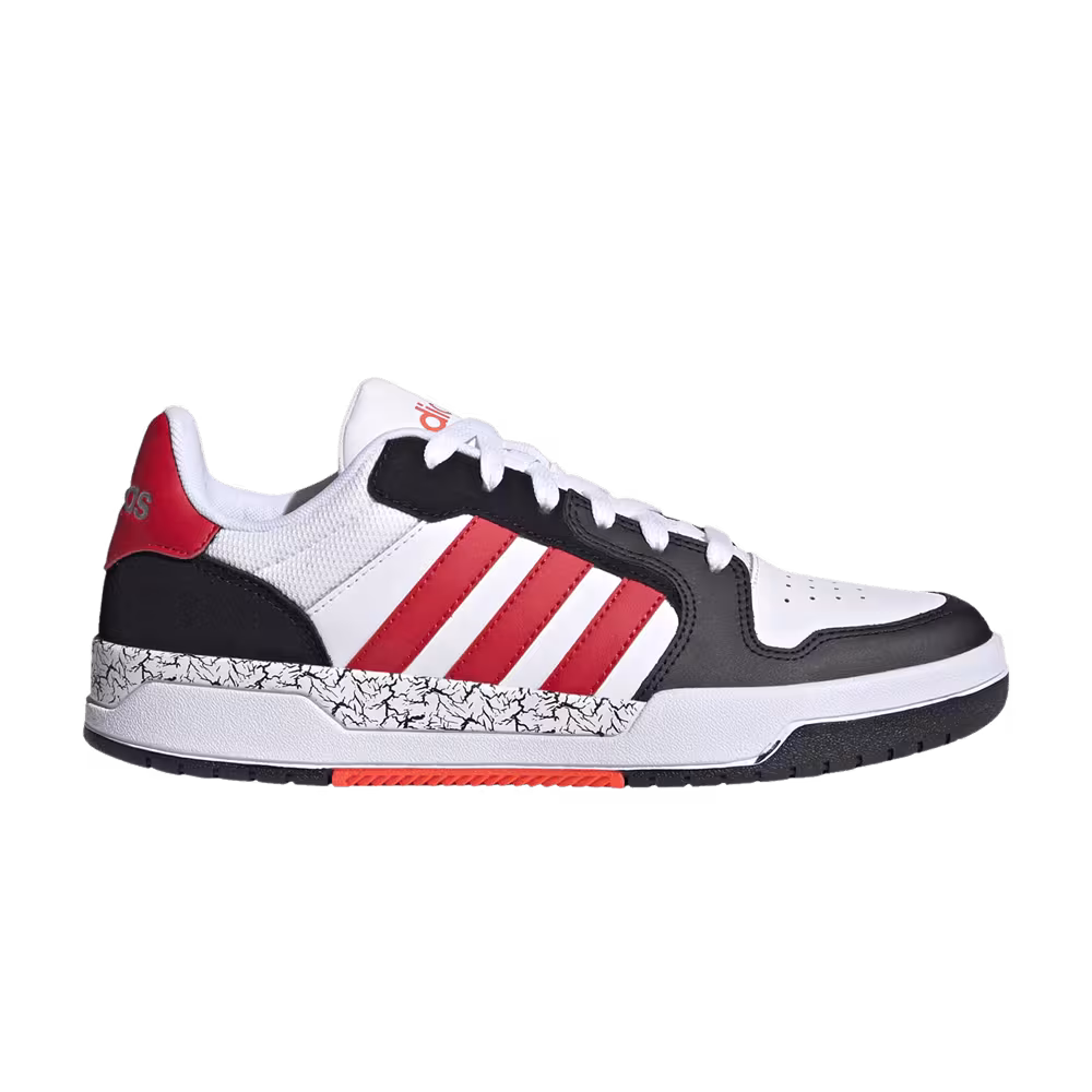 Adidas Entrap White Vivid Red