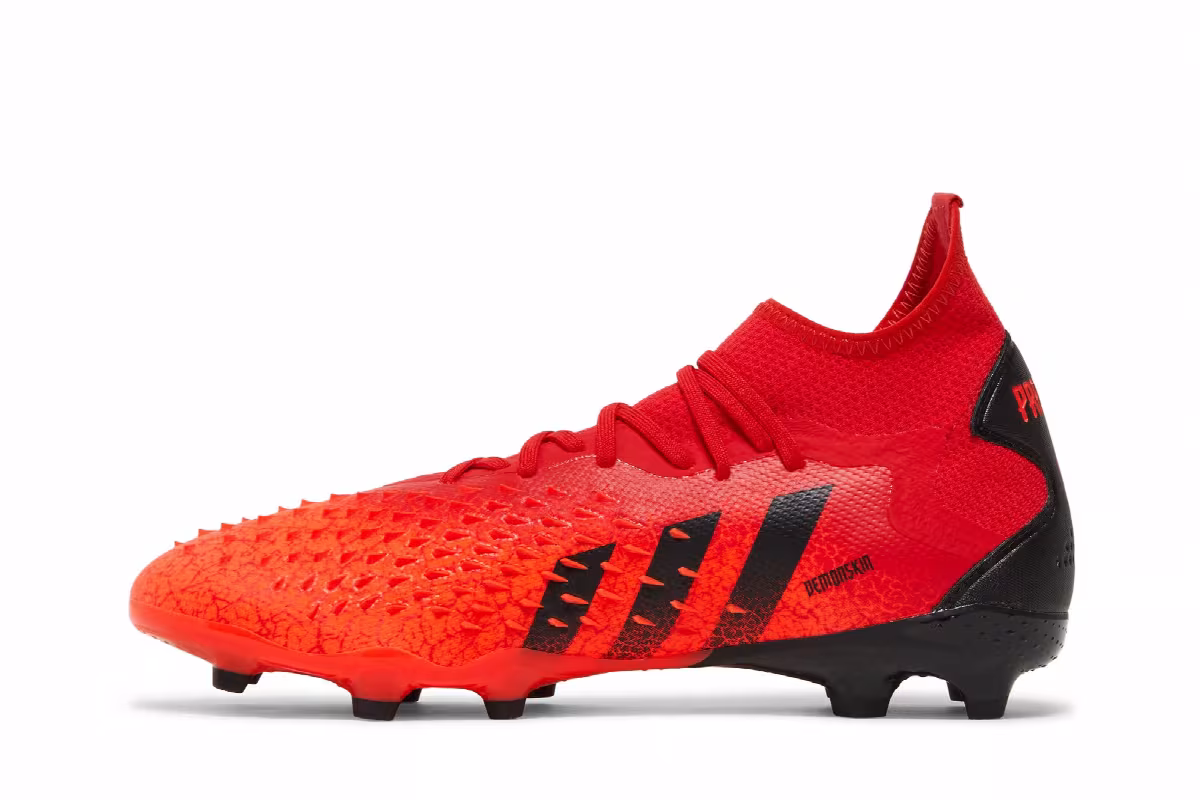 Adidas Predator Freak.2 FG Demonskin - Solar Red, view 4