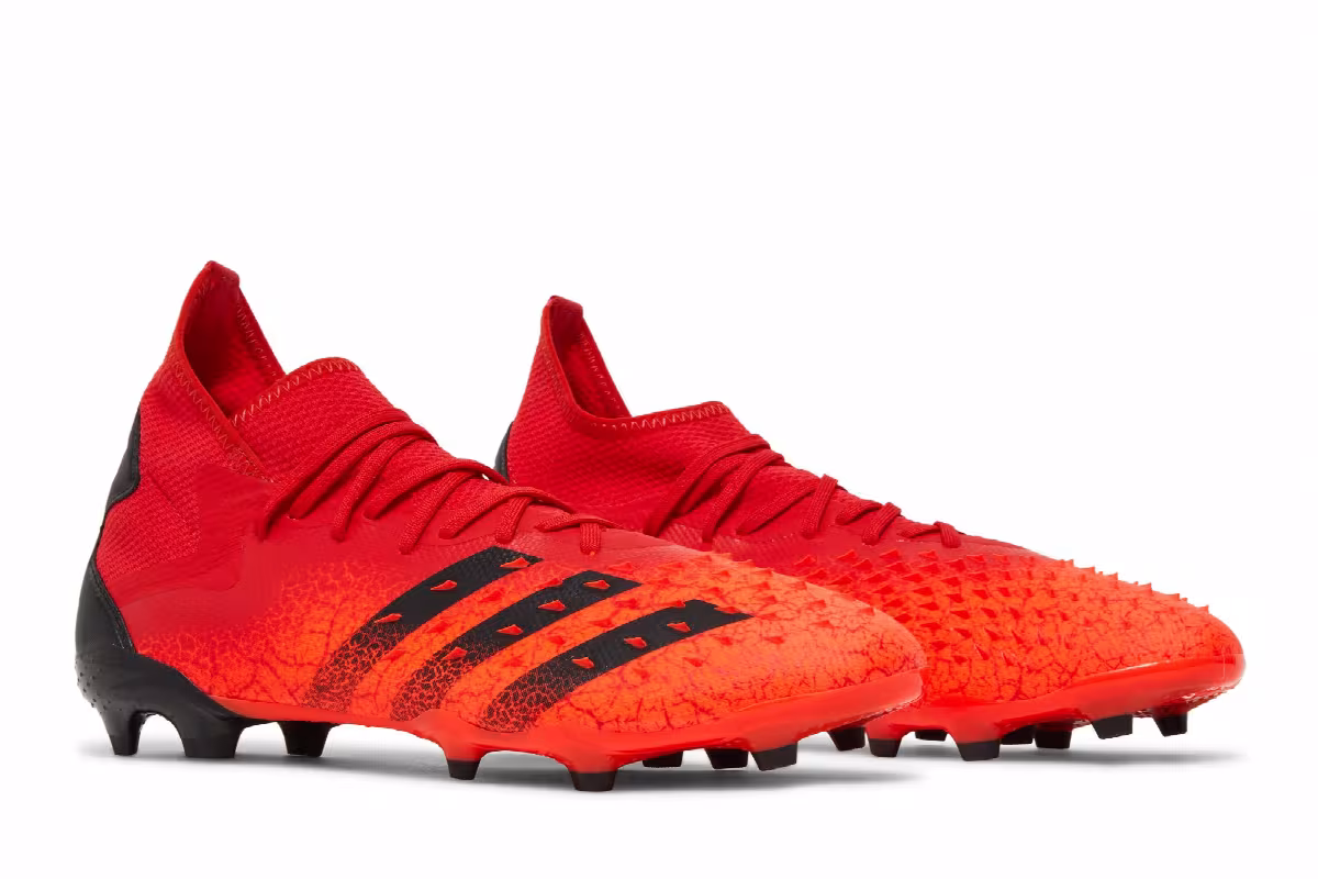 Adidas Predator Freak.2 FG Demonskin - Solar Red, view 9