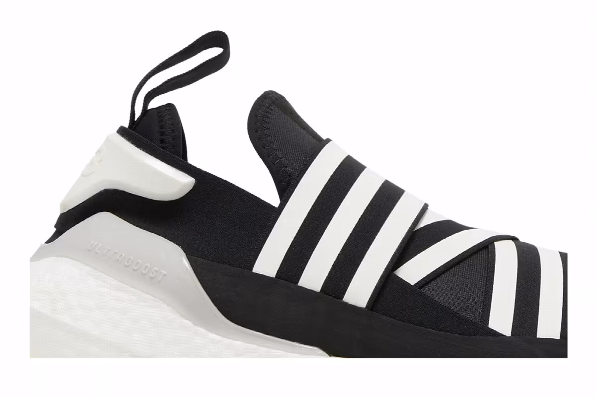 adidas Y-3 UltraBoost 22 Black White, view 3