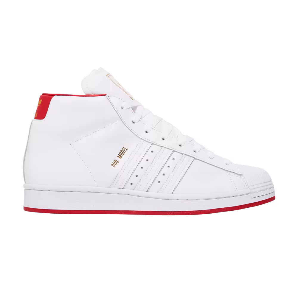Adidas Pro Model White Scarlet