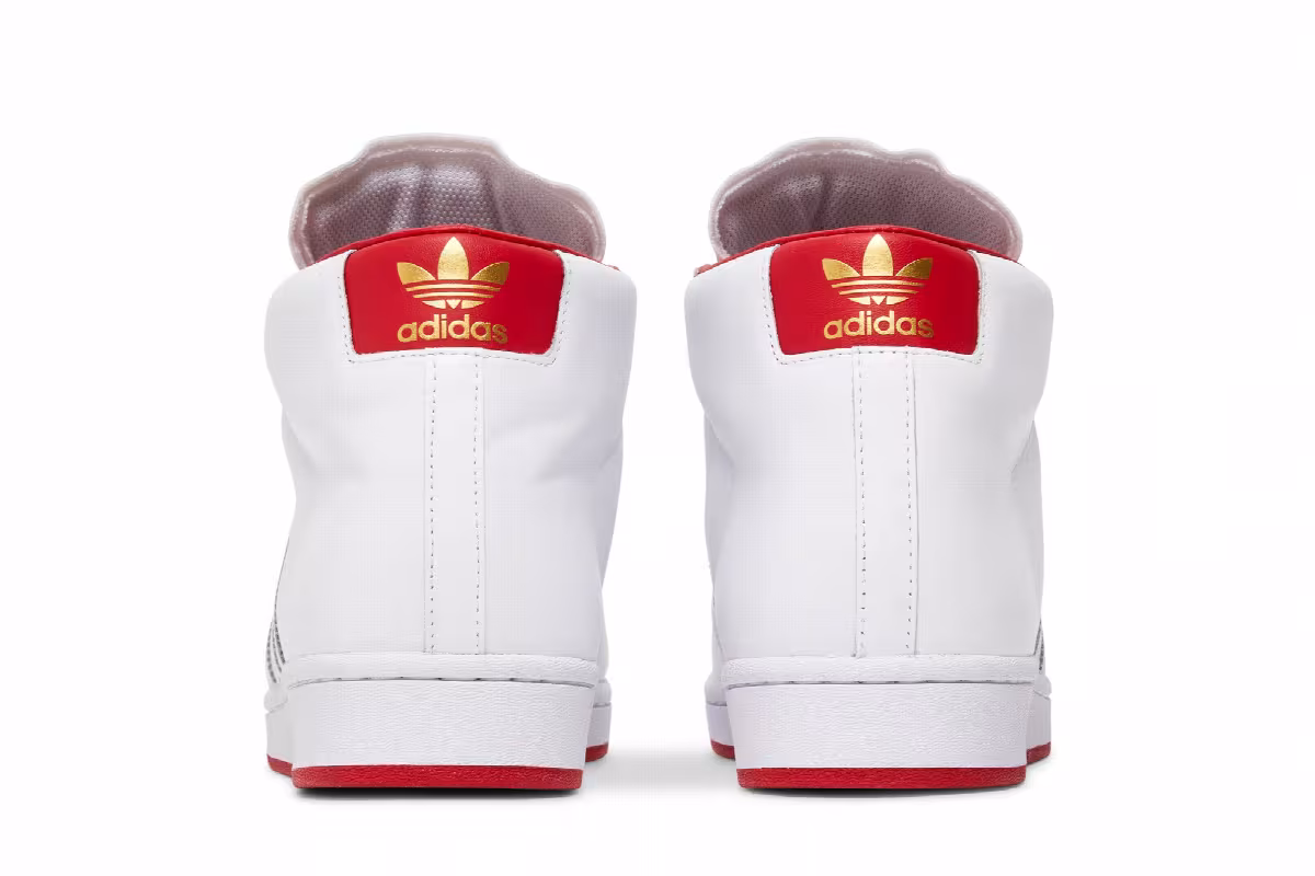 Adidas Pro Model White Scarlet, view 7
