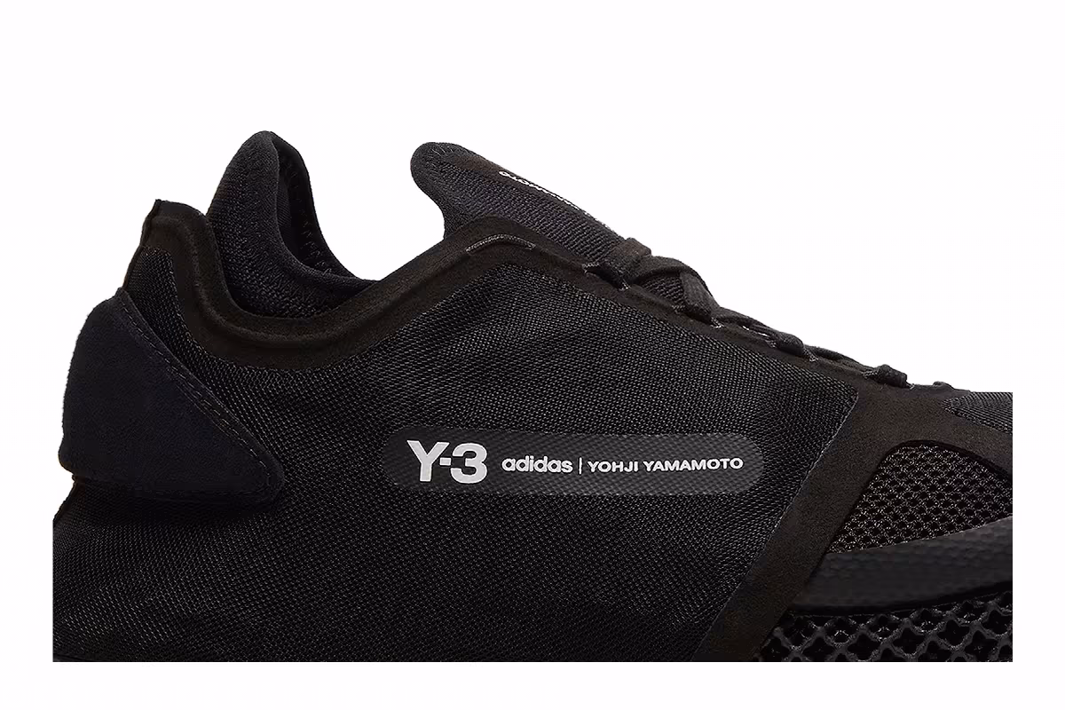 adidas Y-3 Runner 4D IOW Black, view 3