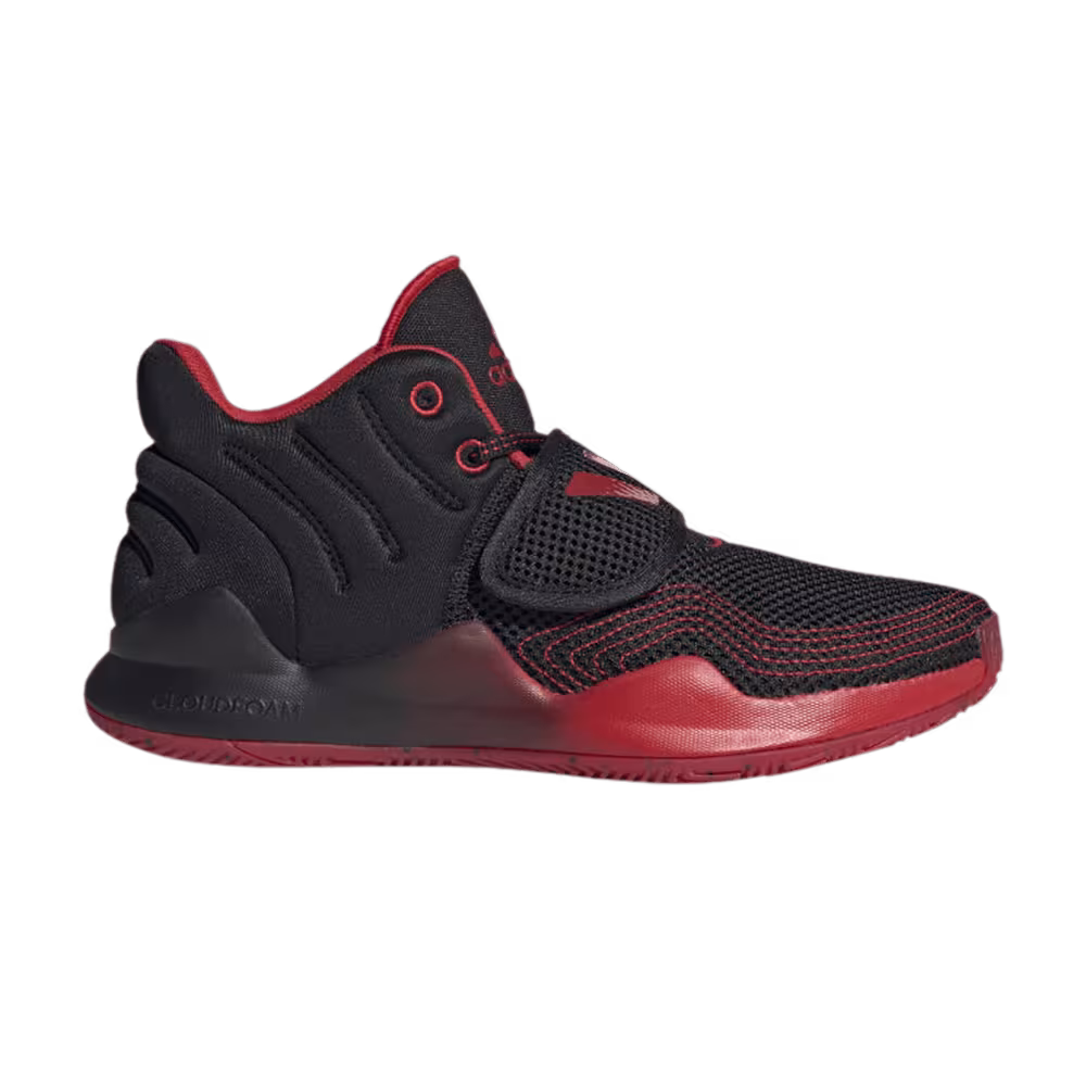 Adidas Deep Threat Primeblue J Black Vivid Red