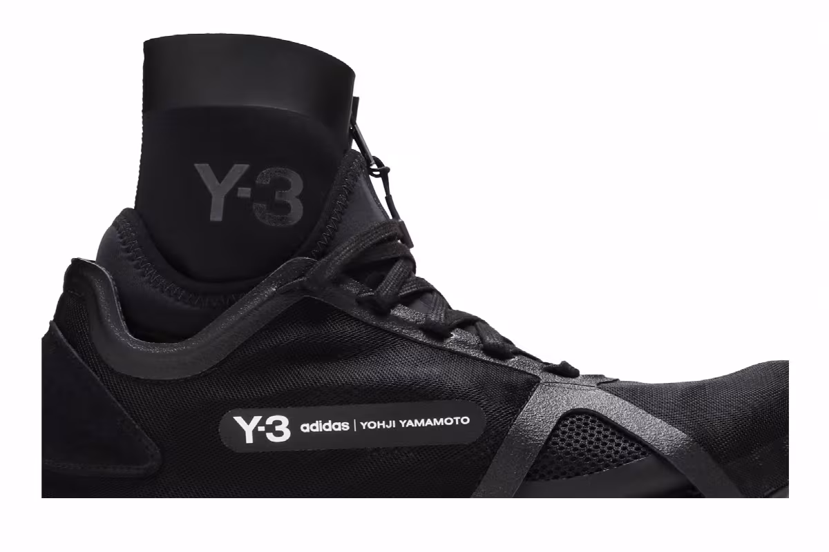 adidas Y-3 Runner 4D IOW High Black, view 3
