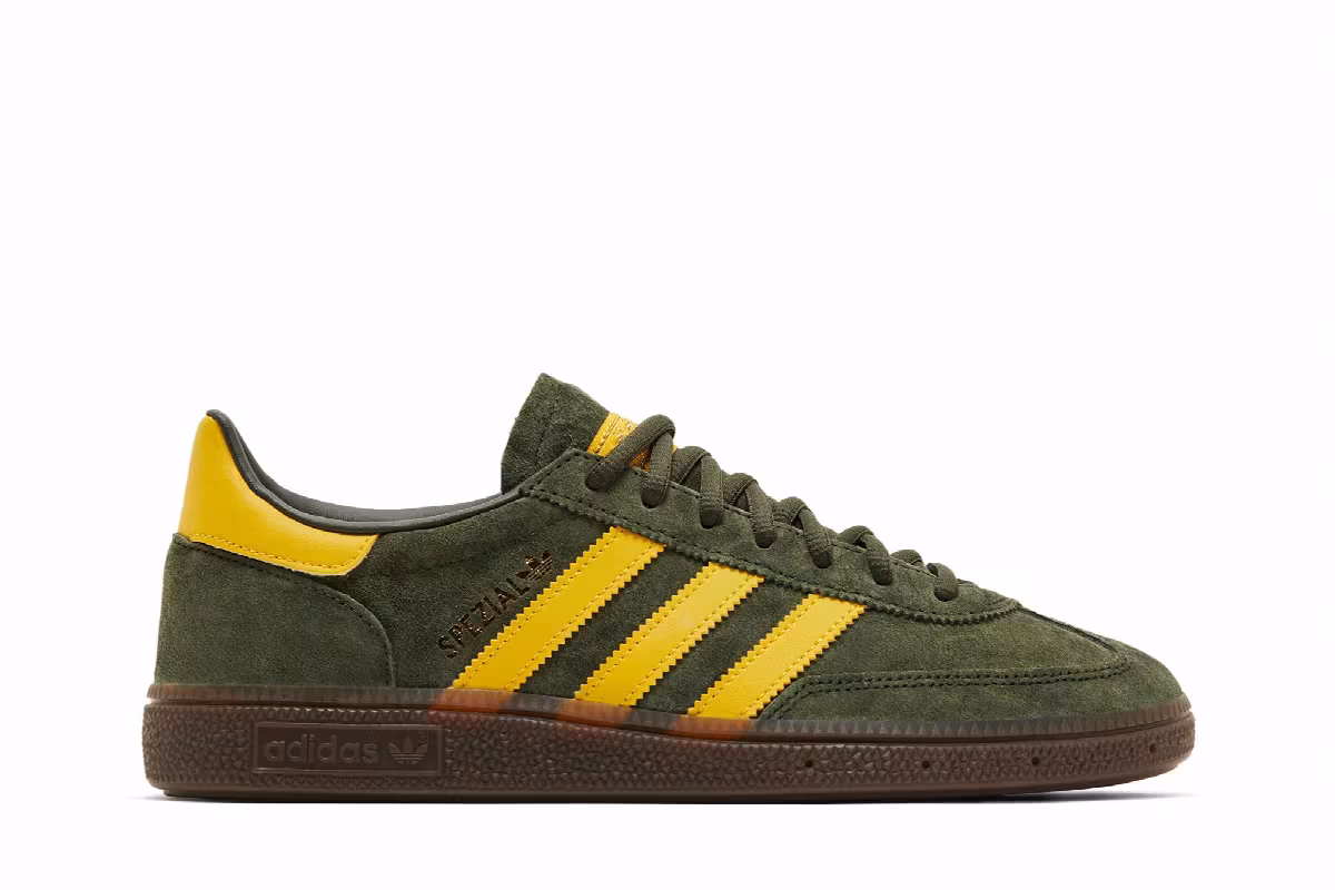 adidas Handball Spezial Night Cargo Tribe Yellow, view 2