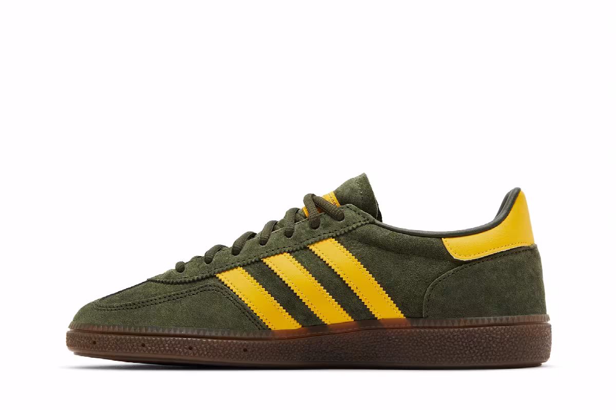 adidas Handball Spezial Night Cargo Tribe Yellow, view 4