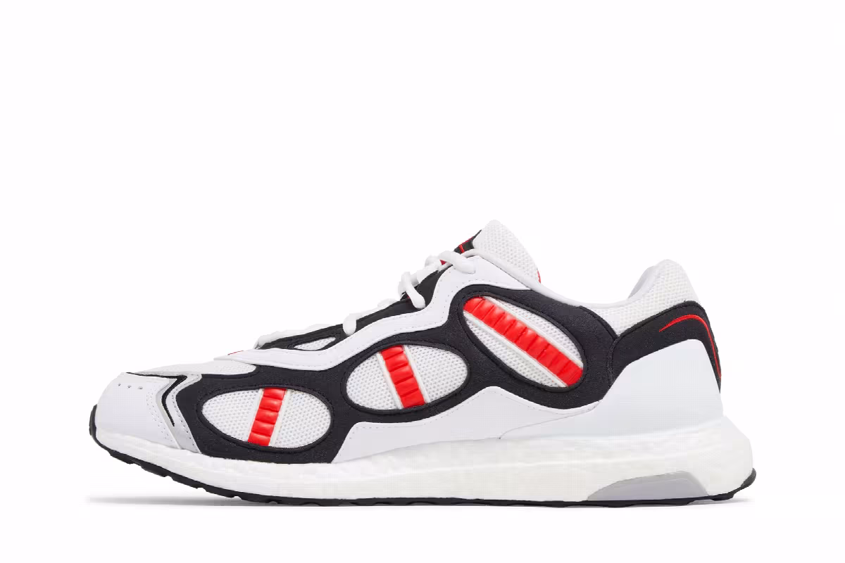 adidas UltraBoost Supernova DNA White Vivid Red, view 4