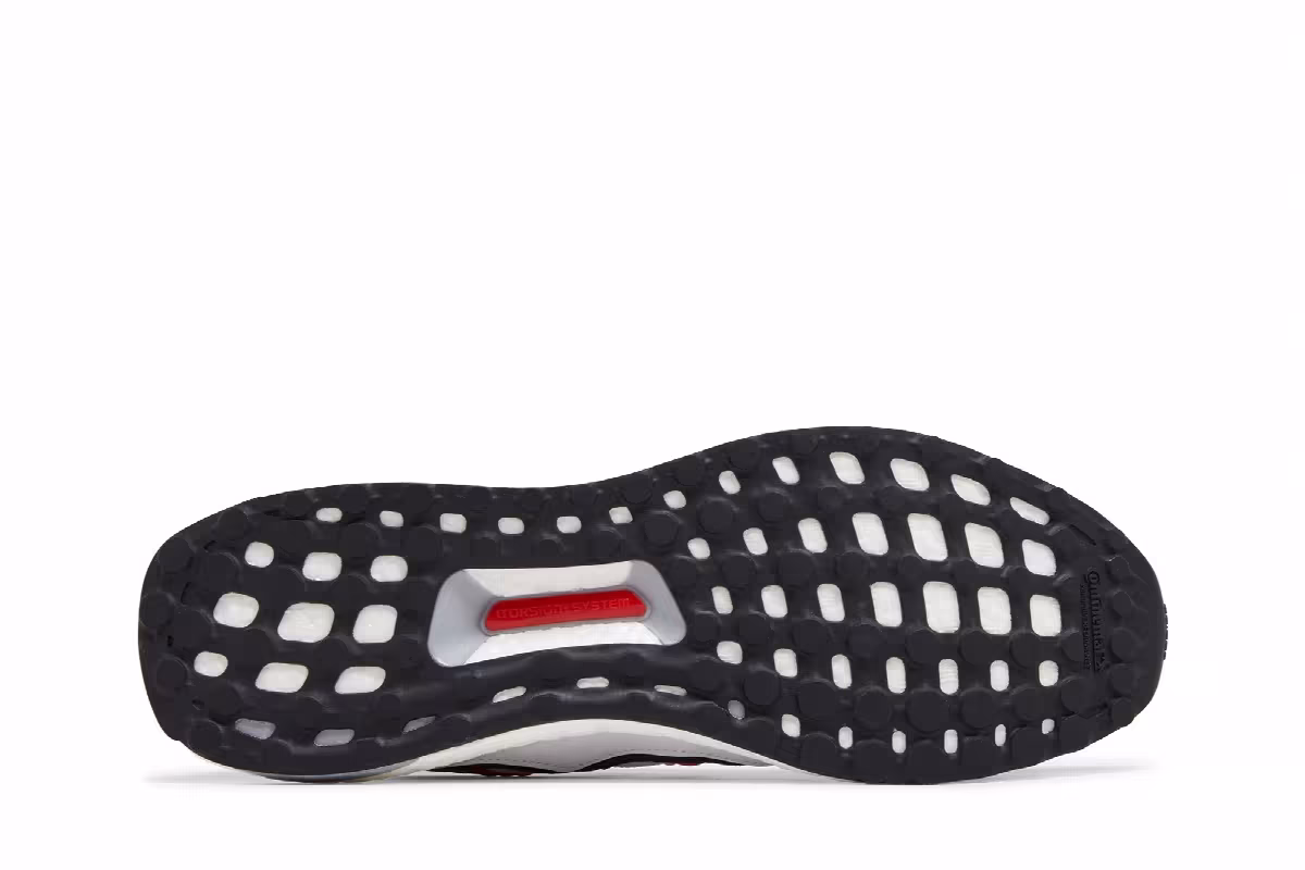 adidas UltraBoost Supernova DNA White Vivid Red, view 5