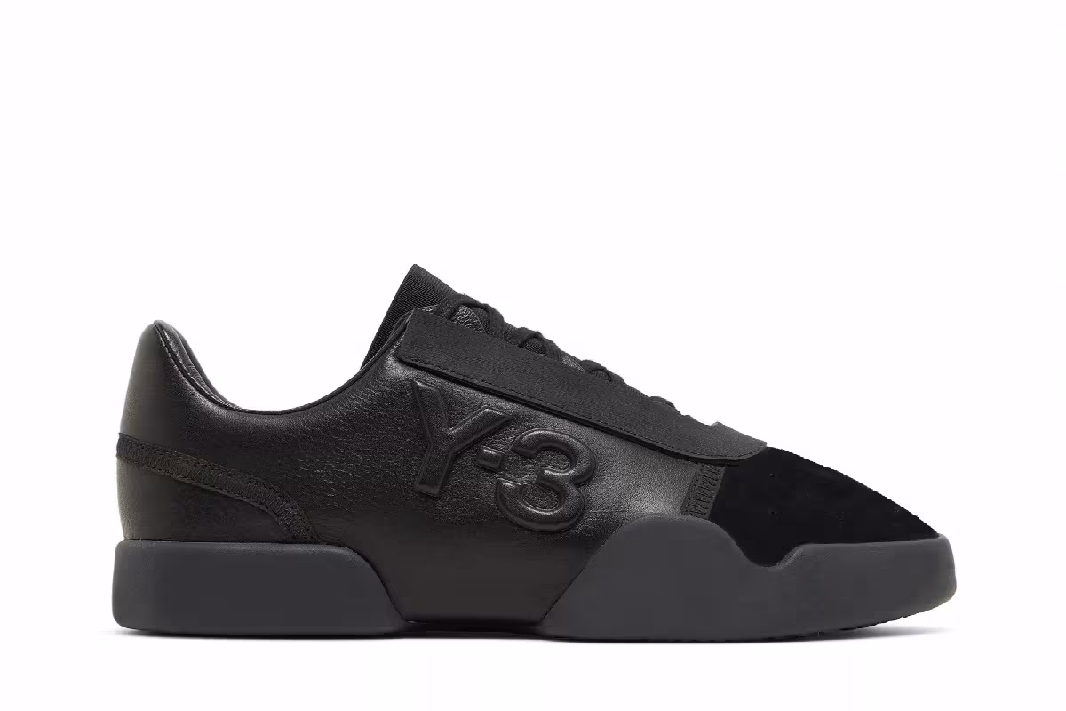 adidas Y-3 Yunu Triple Black, view 2