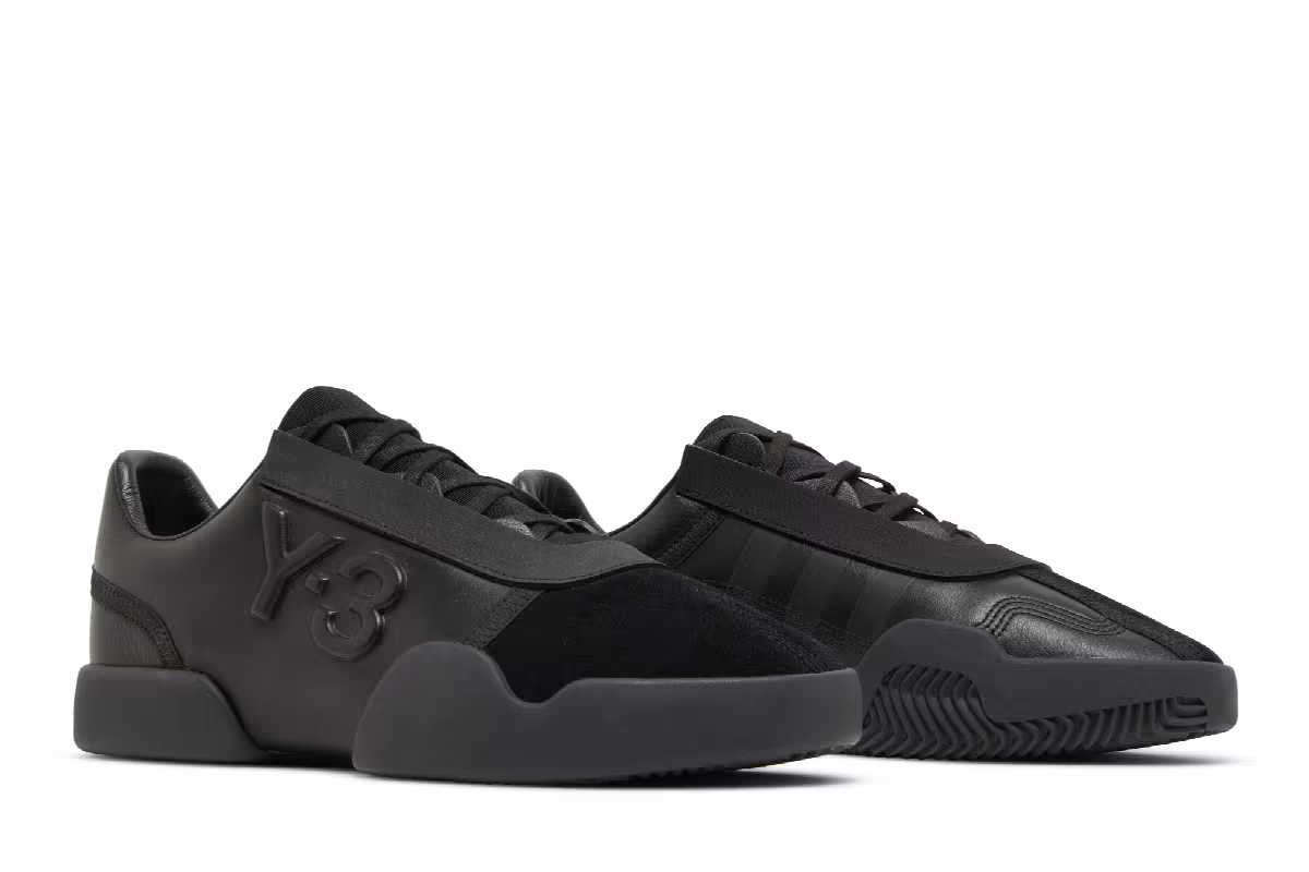 adidas Y-3 Yunu Triple Black, view 9
