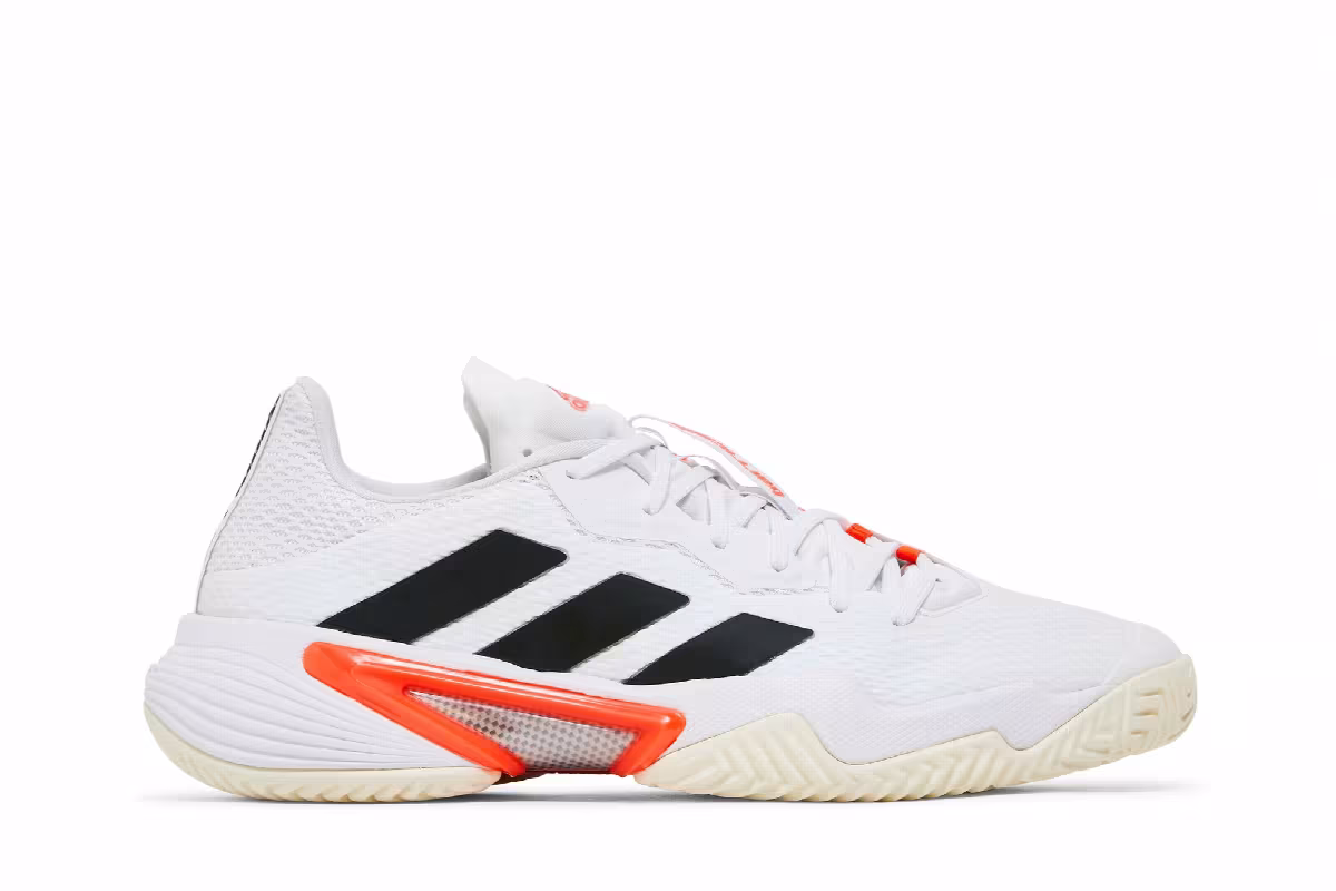 Adidas Barricade Tokyo White Solar Red, view 2