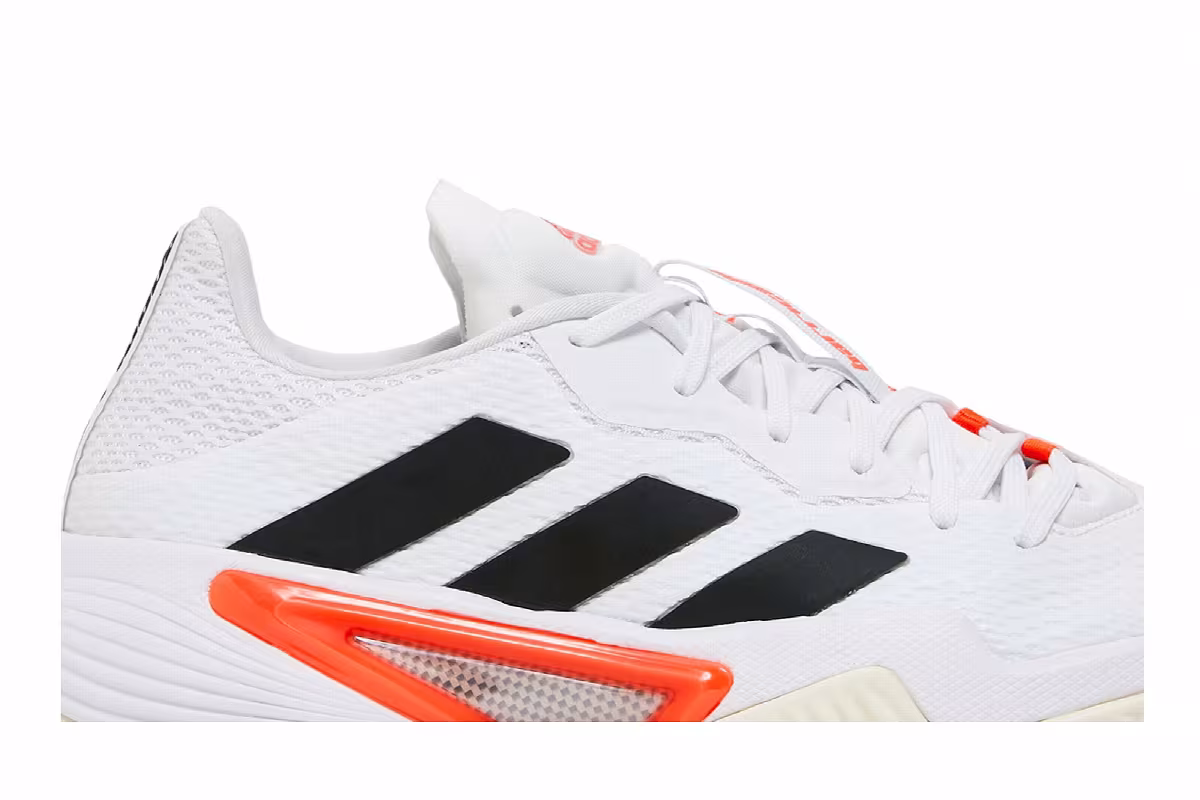 Adidas Barricade Tokyo White Solar Red, view 3