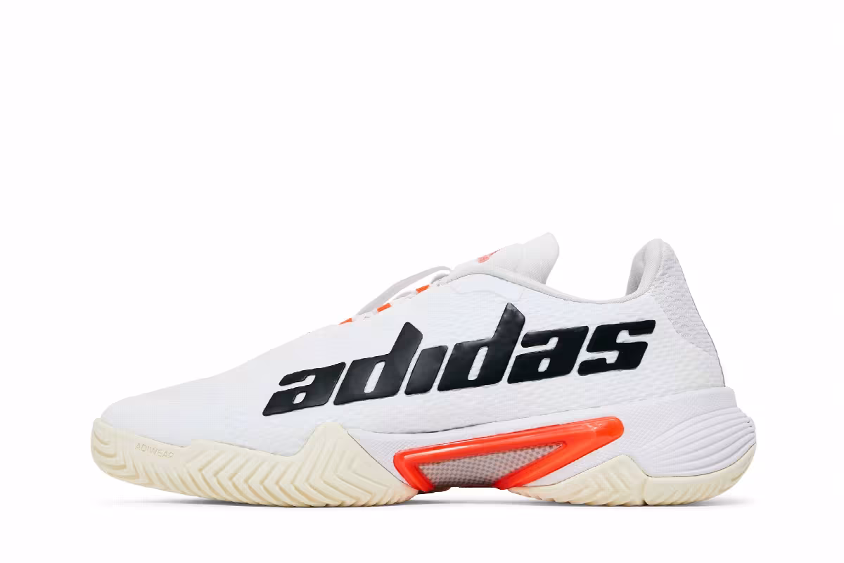 Adidas Barricade Tokyo White Solar Red, view 4