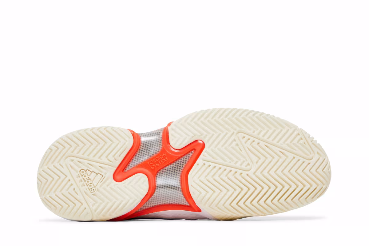 Adidas Barricade Tokyo White Solar Red, view 5