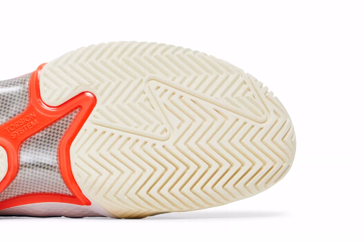 Adidas Barricade Tokyo White Solar Red, view 6