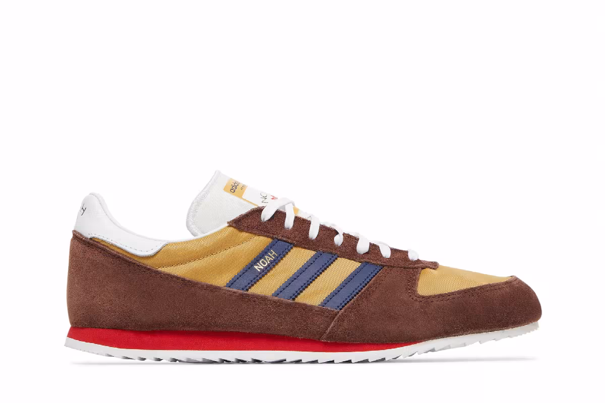 Noah x adidas Vintage Runner Brown Dark Blue, view 2
