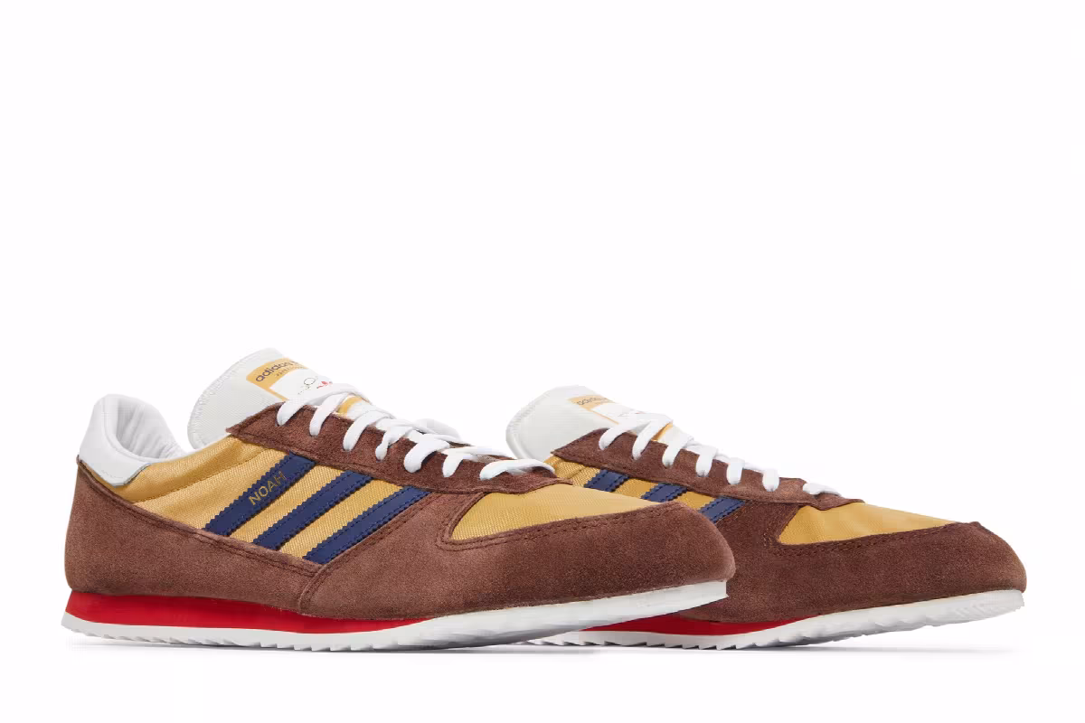 Noah x adidas Vintage Runner Brown Dark Blue, view 9