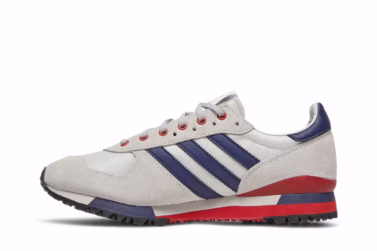 adidas Hoylake SPZL Grey Power Red, view 4