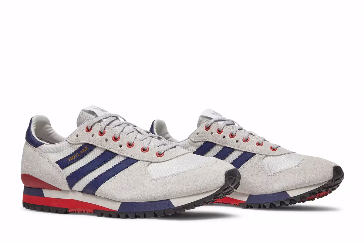 adidas Hoylake SPZL Grey Power Red, view 9