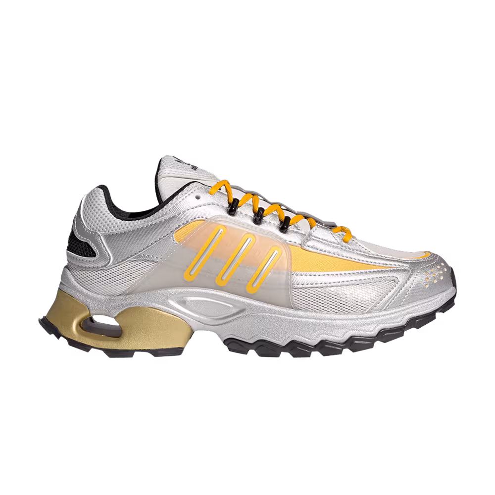 Adidas Women's Thesia Silver Metallic Crew Yellow