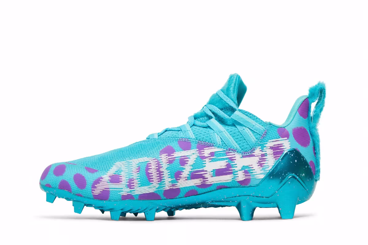 Monsters Inc. x adidas Adizero Cleats Mike & Sulley, view 4
