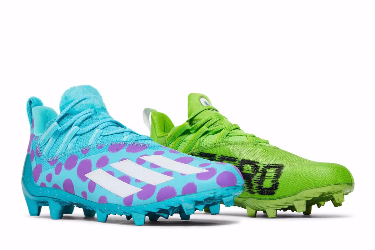 Monsters Inc. x adidas Adizero Cleats Mike & Sulley, view 9