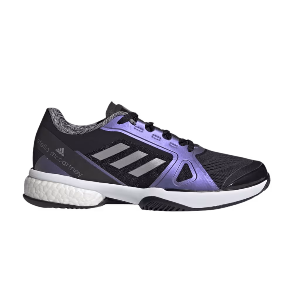 Stella McCartney x adidas Women's Court Black Silver Metallic