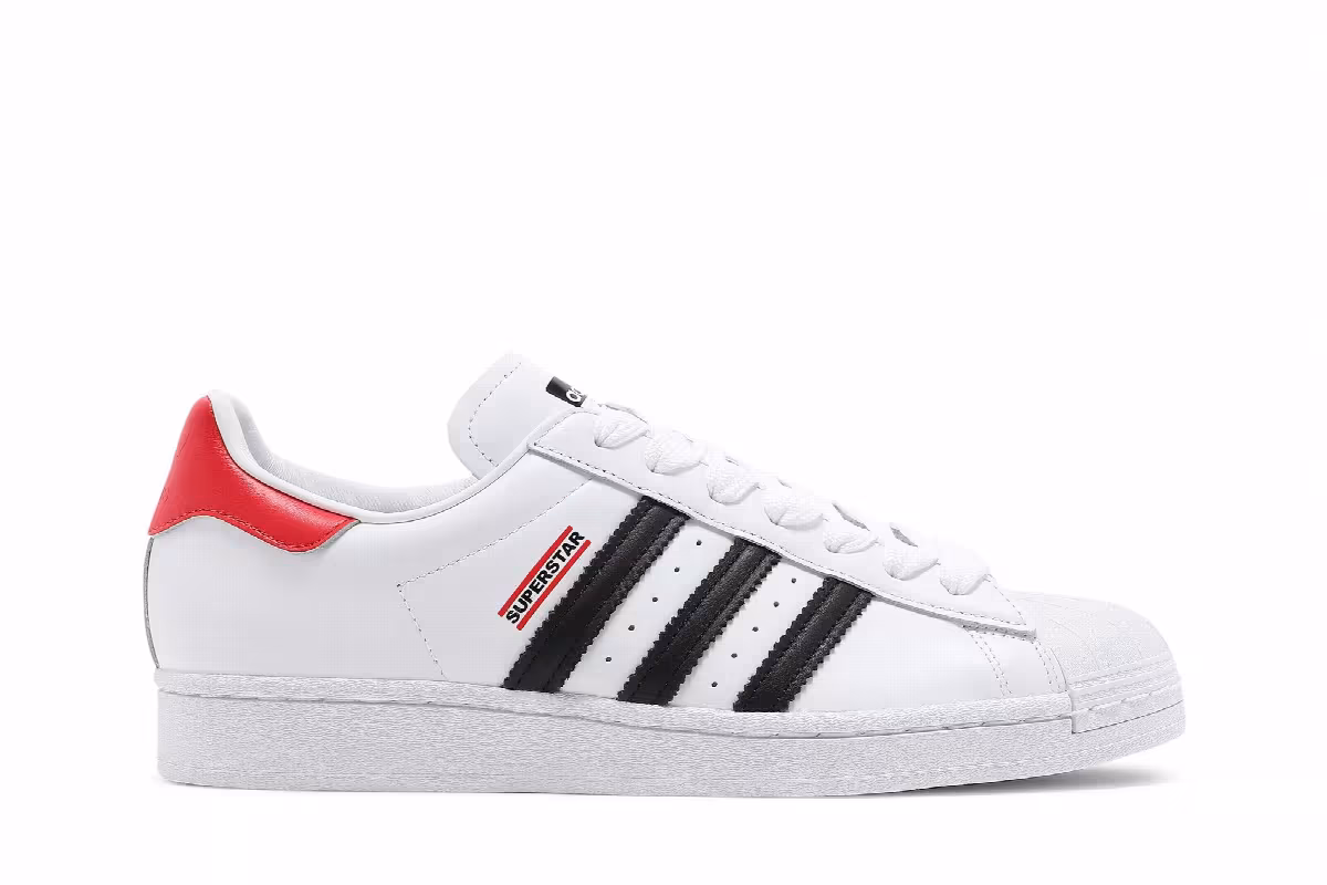 Run DMC x adidas Superstar 50th Anniversary, view 2